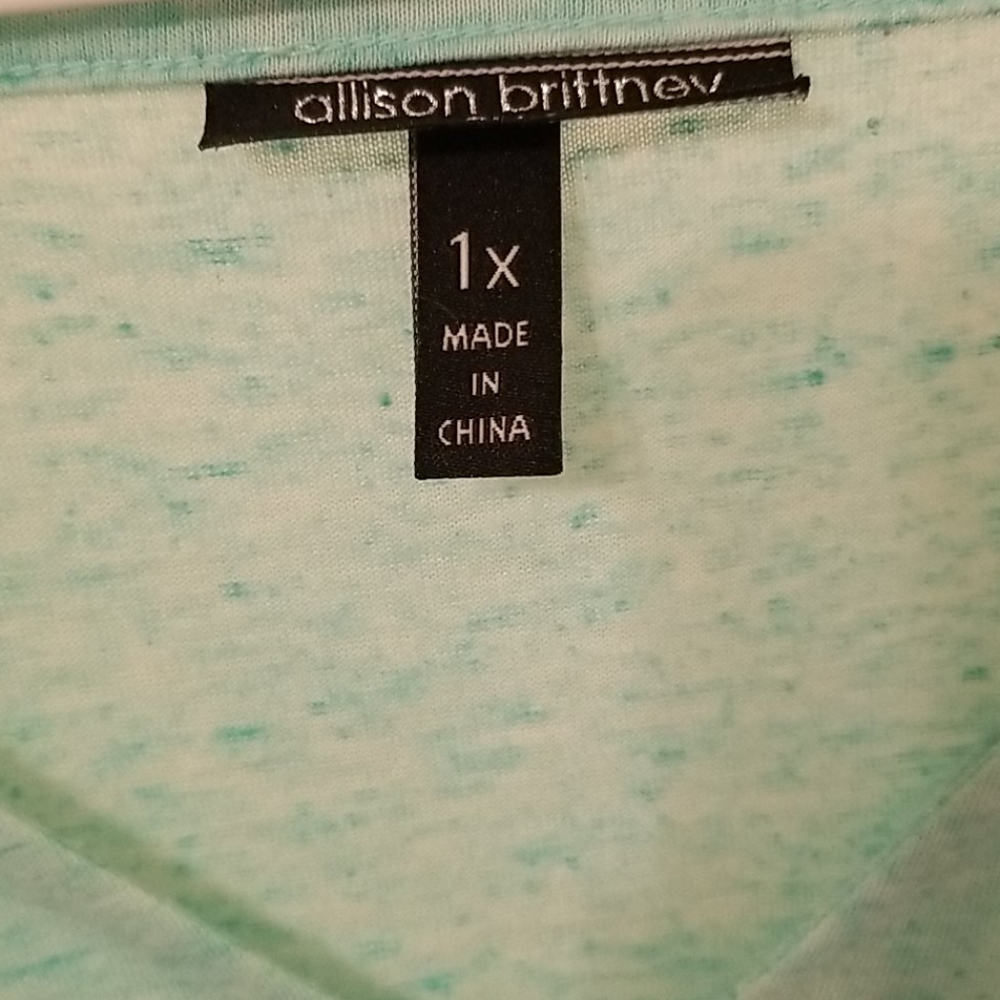 Allison Brittney Long Sleeve Top 1X - Picture 2 of 9